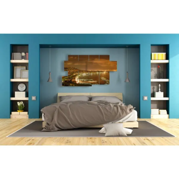 fotografías nocturnas de Nápoles