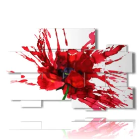 modern flower paintings