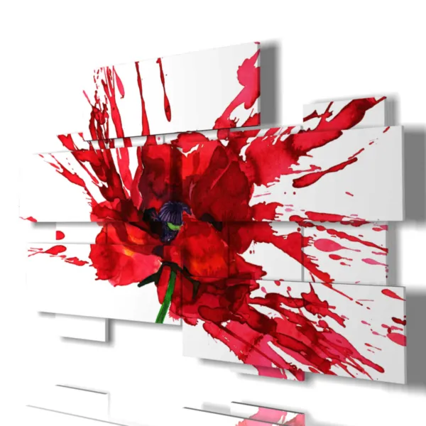 modern flower paintings