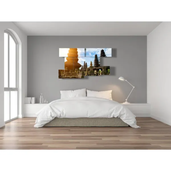 quadro tempio in indonesia stampe design moderne foto  3d Duudaart