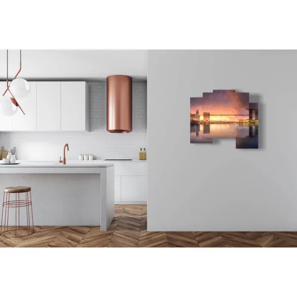 Póster del mar de la noche