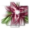 bild von bunten blumen mit magischem herz - version: 5 pannelli 89x85cm