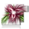 bild von bunten blumen mit magischem herz - version: 6 pannelli 122x96cm
