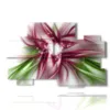 bild von bunten blumen mit magischem herz - version: 10 pannelli 176x115cm