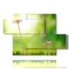 tableau representant une photo de fleurs de fin de printemps - version: 5 pannelli 128x85cm