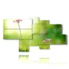 painting representing a photo of late spring flowers - version: 7 pannelli 184x102cm