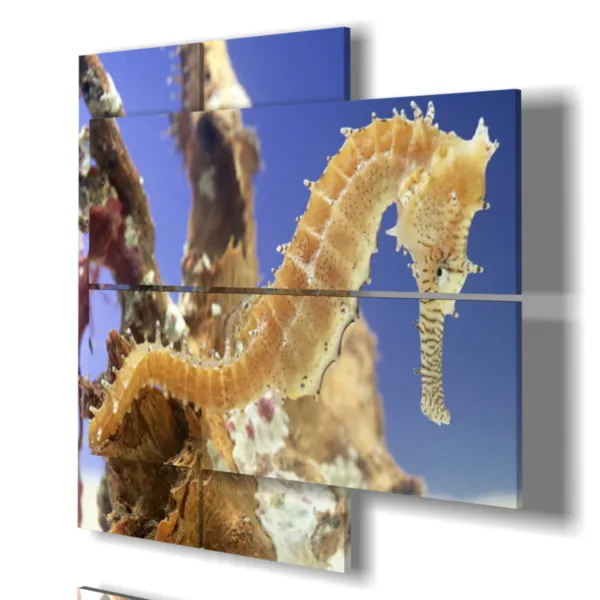 Drucke mit abstrakten Fischen