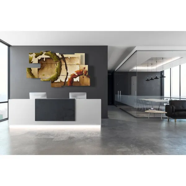 quadro con stampe moderne astratte design foto  3d Duudaart