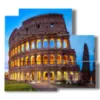 migliori quadri roma con colosseo - version: 5 pannelli 102x93cm