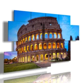 Paintings of Rome Colosseum