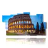 mejores cuadros roma con coliseo - version: 11 pannelli 197x106cm