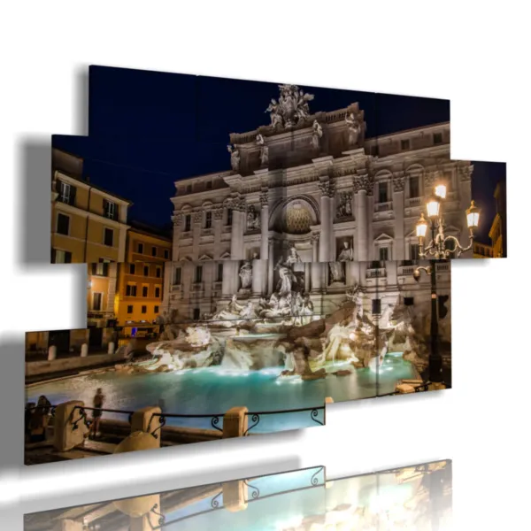 Gemälde Drucke Rom Fontana di Trevi