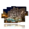 bilderdrucke rom trevi brunnen - version: 9 pannelli 171x108cm