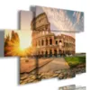 Cuadros abstractos de Roma, desde el Coloso de Roma al atardecer