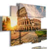 tableaux abstraits Rome du Colisée au coucher du soleil