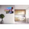 quadro di cascata al tramonto in Islanda stampe design moderne 3d Duudaart