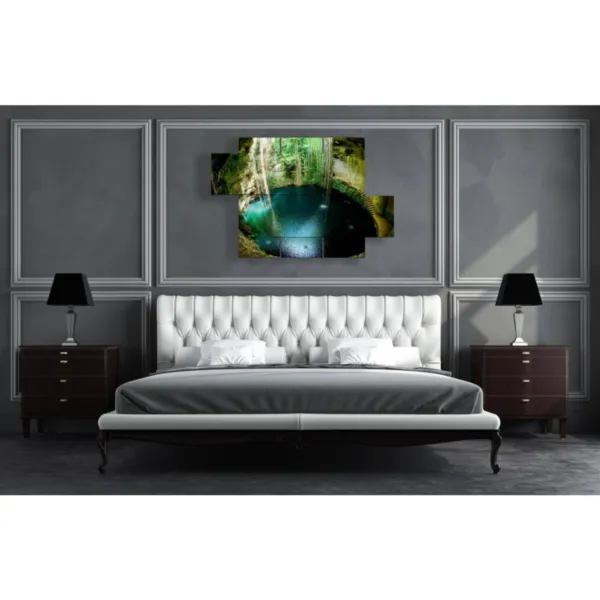 cascata in messico stampe design moderne foto  3d Duudaart