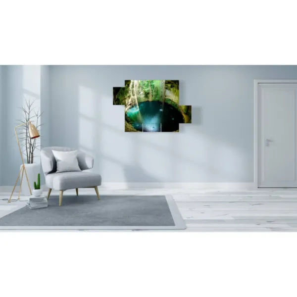 cascata in messico stampe design moderne foto  3d Duudaart