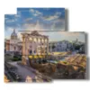 reproductions of the roman forum paintings rome - version: 5 pannelli 102x93cm