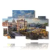 reproductions of the roman forum paintings rome - version: 10 pannelli 176x115cm