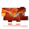 landscape painting antelope canyon in arizona - version: 10 pannelli 190x110cm