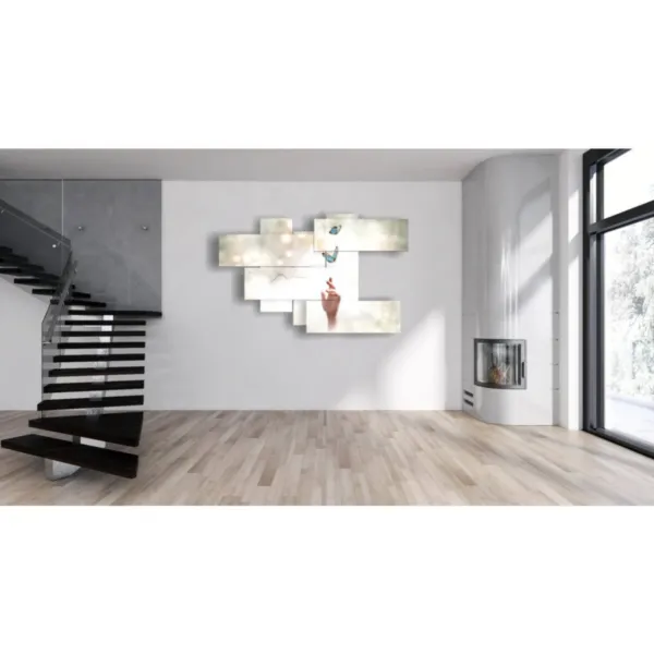 frames with butterflies painting