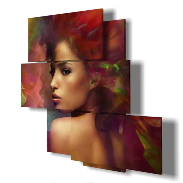 moderne rote Druckerei