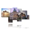 roman paintings and monuments - version: 7 pannelli 184x102cm