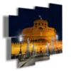 tableaux avec Rome Castel Sant''Angelo la nuit
