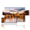 painting with beautiful photos in rome - version: 7 pannelli 157x90cm