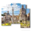 painting with images ancient rome - version: 5 pannelli 89x77cm