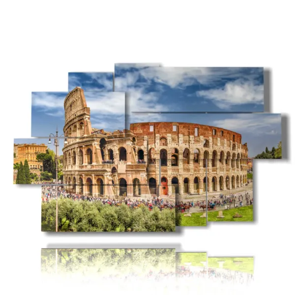 quadro con colosseo