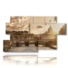 paintings on canvas rome at sunset - version: 7 pannelli 157x90cm