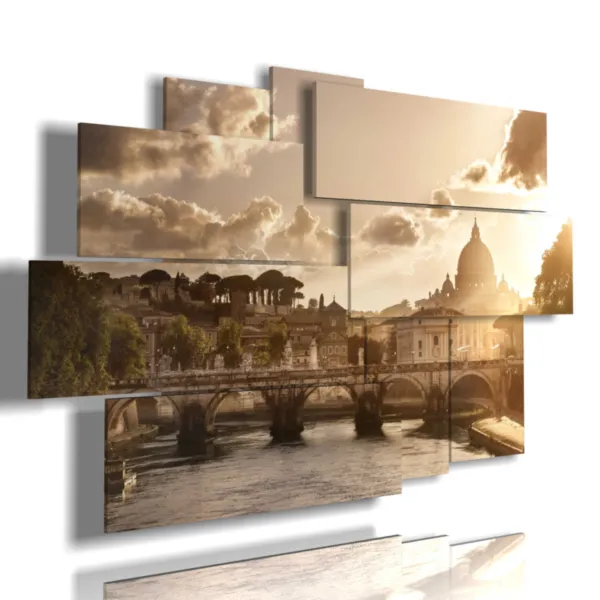 Tableaux sur toile Rome au coucher du soleil