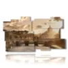 tableaux sur toile rome au coucher du soleil - version: 11 pannelli 184x104cm