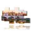 painting with sunset photos in rome - version: 8 pannelli 171x100cm