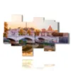 quadro con foto tramonto a roma - version: 8 pannelli 175x112cm