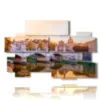 painting with sunset photos in rome - version: 10 pannelli 176x115cm