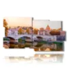tableau avec photos de couchers de soleil a rome - version: 10 pannelli 183x100cm