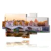tableau avec photos de couchers de soleil a rome - version: 8 pannelli 184x100cm