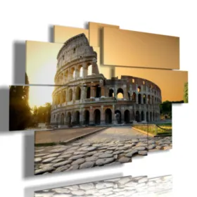 Cuadro con una foto muy hermosa de Roma.