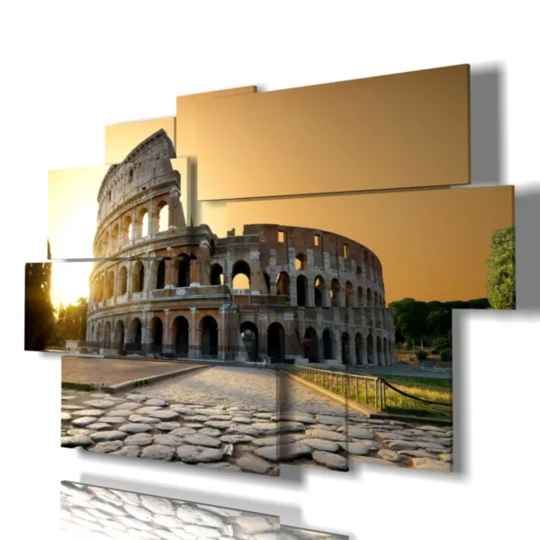 Paintings with incredible images of Rome