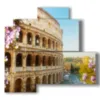 cuadro foto coliseo de roma - version: 4 pannelli 83x78cm