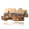painting with photos in rome - version: 11 pannelli 214x107cm