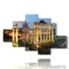 tableau avec photos de rome la nuit - version: 6 pannelli 146x94cm