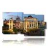 painting with photos of rome at night - version: 10 pannelli 183x100cm