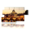 caja con fotos de roma por la noche - version: 7 pannelli 157x90cm