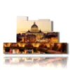 caja con fotos de roma por la noche - version: 7 pannelli 171x101cm