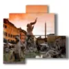 caja con fotos artisticas en roma - version: 4 pannelli 83x78cm