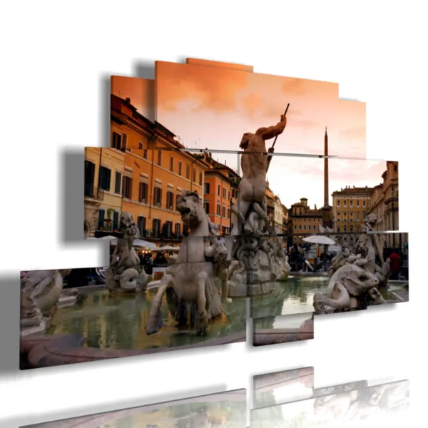 Artistic photo paintings of Rome